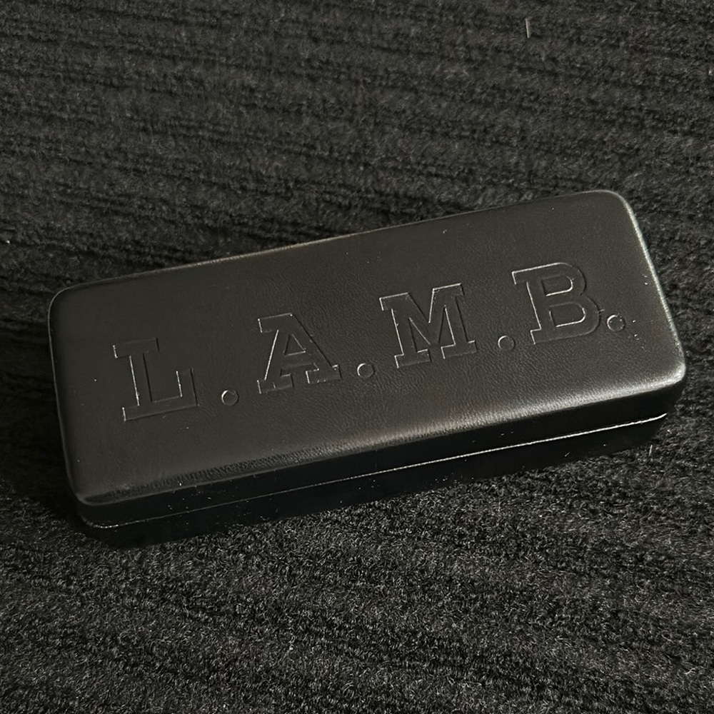 L.A.M.B. Black Eyeglass Case